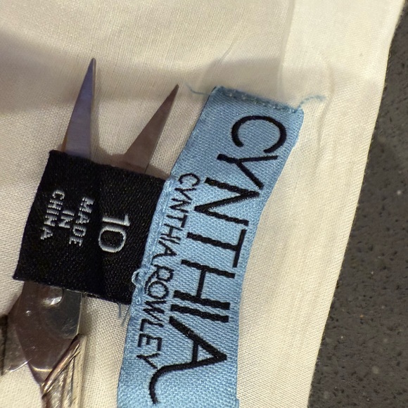 Cynthia Rowley White and Yellow Midi Dress - Picture 2 of 12